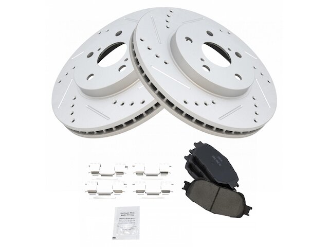 Front TRQ Brake Pad and Rotor Kit fits Toyota Sienna 2004-2010 43QFKS | eBay