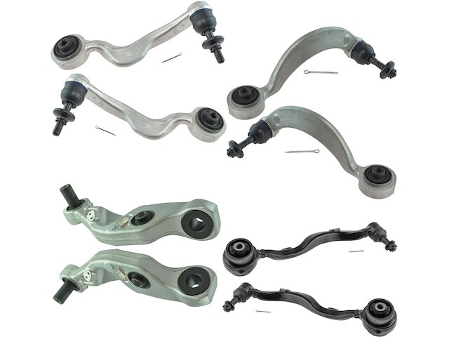 BuyAutoParts 93-80485K4 New 8-Piece Front Upper Lower Control Arm Kit For Lexus LS460 RWD 2007 2008 2009 2010 2011 2012 