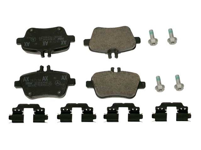 Rear Genuine Brake Pad Set Brake Pad Set Fits Mercedes Slk300 2016 