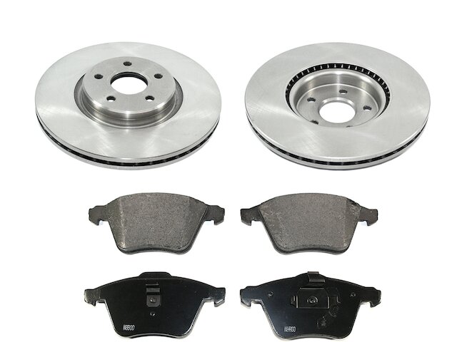 Front DuraGo Brake Pad and Rotor Kit fits Volvo V50 2005-2011 75QYPH | eBay